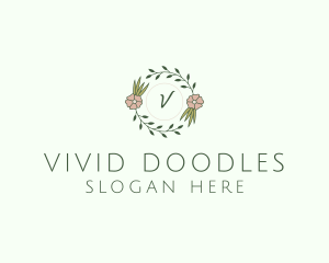 Floral Event Styling Lettermark logo design