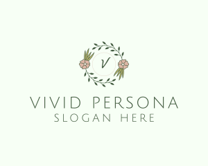 Floral Event Styling Lettermark logo design