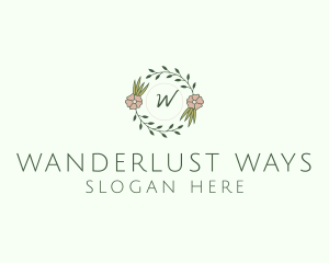 Floral Event Styling Lettermark logo design