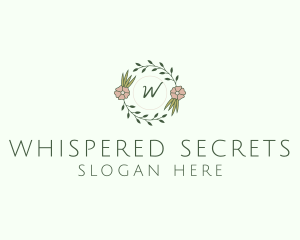 Floral Event Styling Lettermark logo design