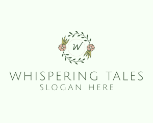 Floral Event Styling Lettermark logo design