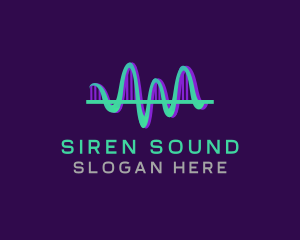 Sound Sonic Wave Echo logo design