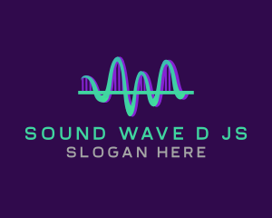 Sound Sonic Wave Echo logo design