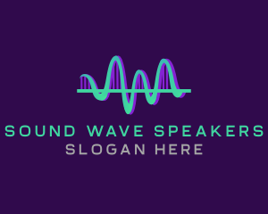 Sound Sonic Wave Echo logo design