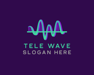 Sound Sonic Wave Echo logo design