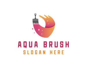 Painting Paint Brush logo design