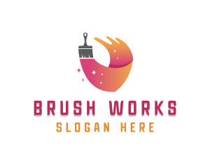 Painting Paint Brush logo design