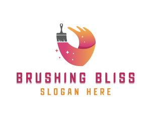 Painting Paint Brush logo design