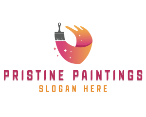 Painting Paint Brush logo design