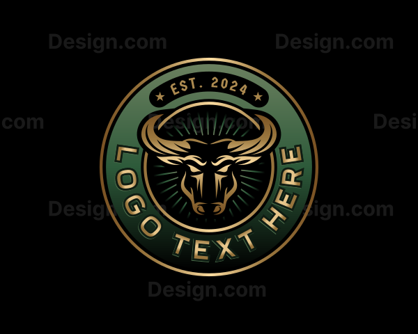 Wild Bull Horn Logo