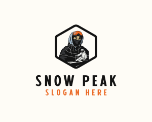 Skier Winter Sports logo
