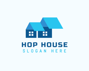 Contractor Abstract House logo design