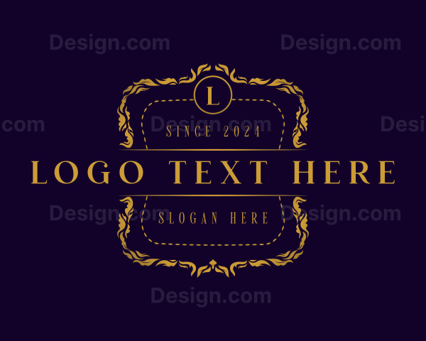 Elegant Luxury Crest Logo