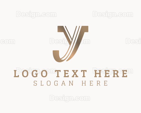 Gold Fashion Tailoring Logo