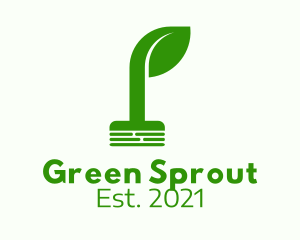 Green Seedling Sprout  logo