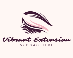 Eyelash Beauty Eyeshadow logo design