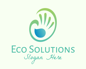 Natural Eco Hand Wash logo design