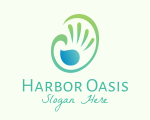 Natural Eco Hand Wash logo design