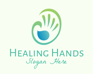 Natural Eco Hand Wash logo design