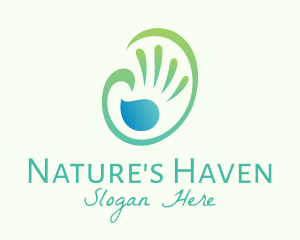 Natural Eco Hand Wash logo design