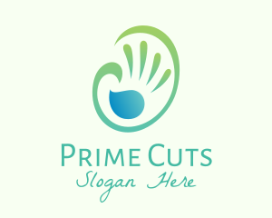 Natural Eco Hand Wash logo design