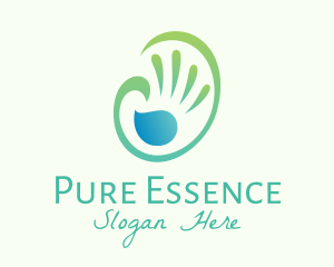 Natural Eco Hand Wash logo design