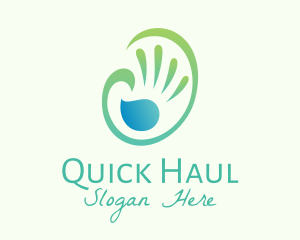 Natural Eco Hand Wash logo design