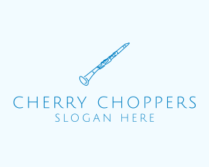 Clarinet Musical Instrument logo design