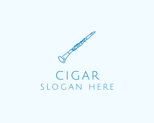 Clarinet Musical Instrument logo design