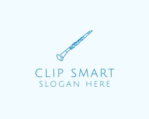 Clarinet Musical Instrument logo design