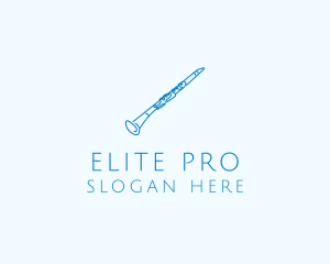 Clarinet Musical Instrument logo design