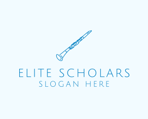 Clarinet Musical Instrument logo design