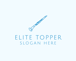 Clarinet Musical Instrument logo design