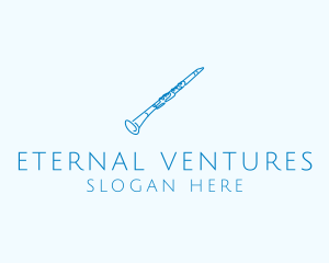 Clarinet Musical Instrument logo design