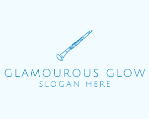 Clarinet Musical Instrument logo design