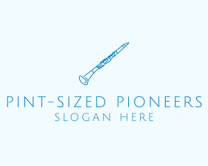 Clarinet Musical Instrument logo design