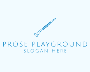 Clarinet Musical Instrument logo design