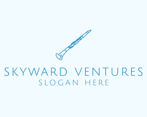 Clarinet Musical Instrument logo design