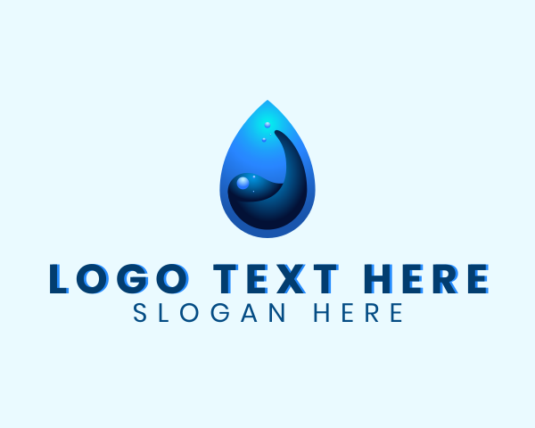 Liquid logo example 4