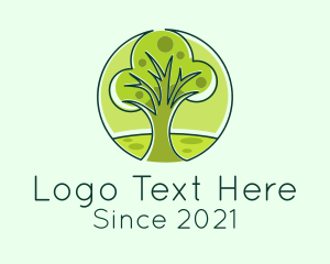 Eco Park Tree logo