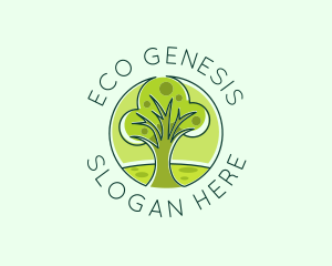 Eco Park Tree logo design