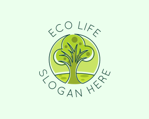 Eco Park Tree logo design