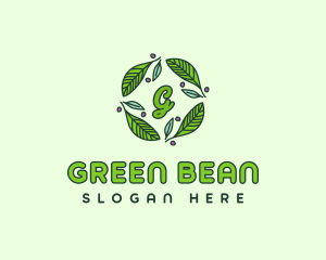 Ornamental Green Wreath logo design