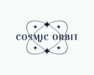 Minimalist Star Orbit logo