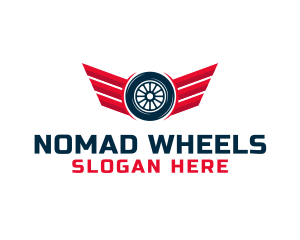 Automotive Car Wheel logo design