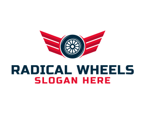 Automotive Car Wheel logo design