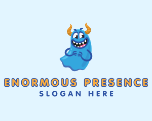 Cute Slime Monster logo