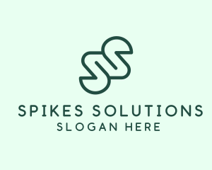 Minimalist Monoline Letter S Business logo design