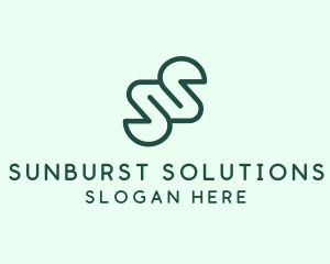 Minimalist Monoline Letter S Business logo design