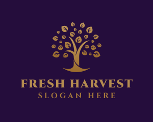 Golden Tree Farm logo design